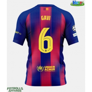 Barcelona Paez Gavi #6 Hemmatröja 2025-26 Kortärmad